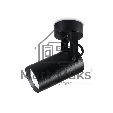 Накладной поворотный спот Ambrella light TA1303 BK черный GU10 max 12W 100*55*165