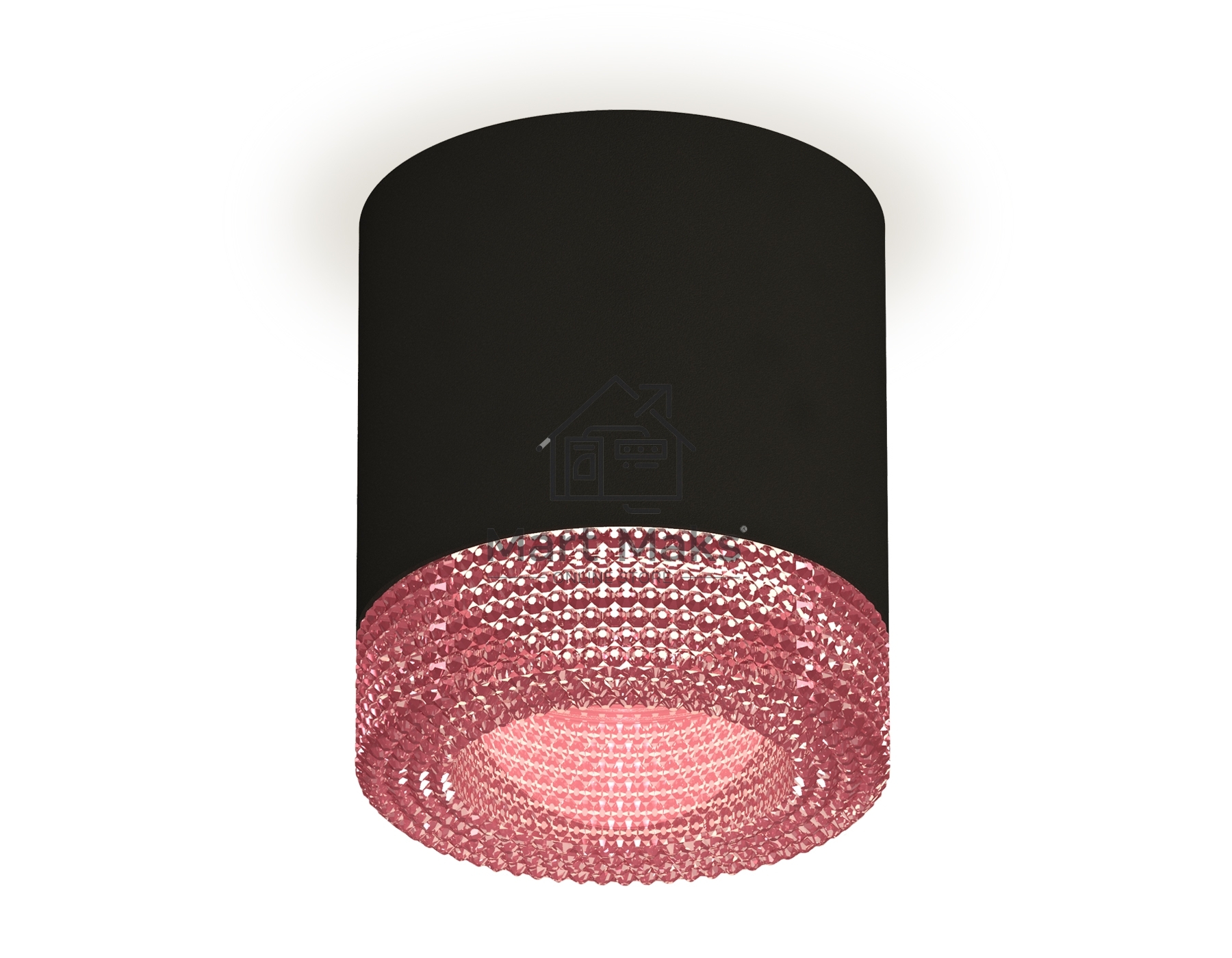 Светильник Ambrella Light XS7402012 SBK/PI черный песок/розовый MR16 GU5.3 (C7402, N7193)