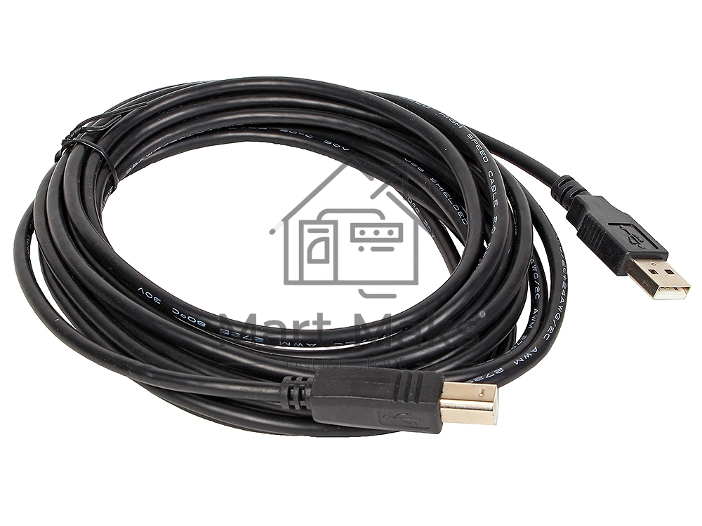 Кабель Gembird CCP-USB2-AMBM-15 USB 2.0 кабель PRO для соед. 4.5м AM/BM позол. контакты, пакет