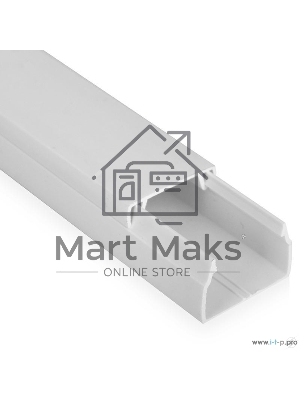 Кабель-канал 25х25 L2000 пластик ECOLINE ИЭК CKK11-025-025-1-K01