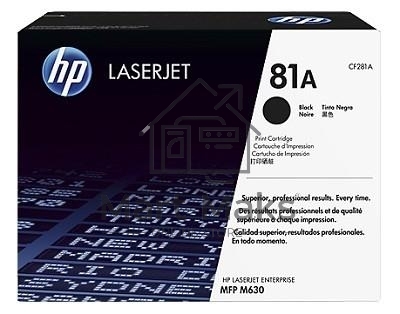Тонер Картридж HP 81A CF281A черный для HP LJ Pro M630dn/f/h/z (10500 стр.)