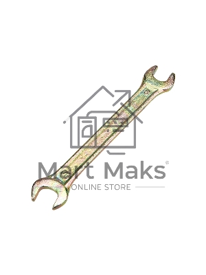 Ключ гаечный рожковый Rexant 8х10 мм, желтый цинк