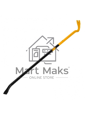 Лом-гвоздодер, 1200 мм, шестигранный 19 мм, окрашенный, сталь 65 Denzel