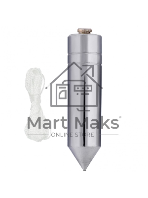 Отвес Matrix цилиндрический, 400 г, шнур 5 м