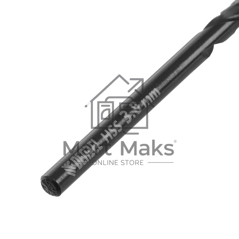 Сверло по металлу, 3,8 мм, HSS-Tin, Golden Tip, 10 шт. Denzel