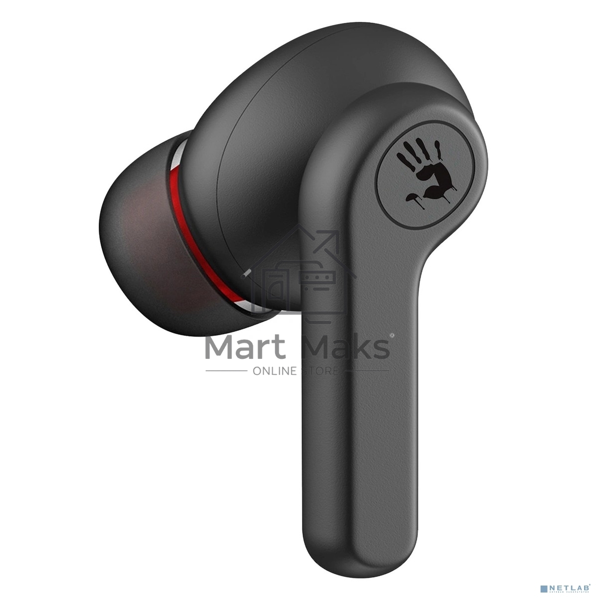 Гарнитура вкладыши A4Tech Bloody M30 черный/красный BT