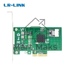 Переходник Lr-Link LRST9630-4IR PCIe x1 4-Port SATA3 RAID, MARVELL 88SE9230, 1* SFF-8087,RAID 0, 1, 10, JBOD