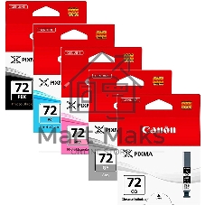 Картридж струйный Canon PGI-72 PBK/GY/PM/PC/CO Multi Pack (510 стр. 5 шт по 14 мл) для Canon PIXMA PRO-10, PRO-10S