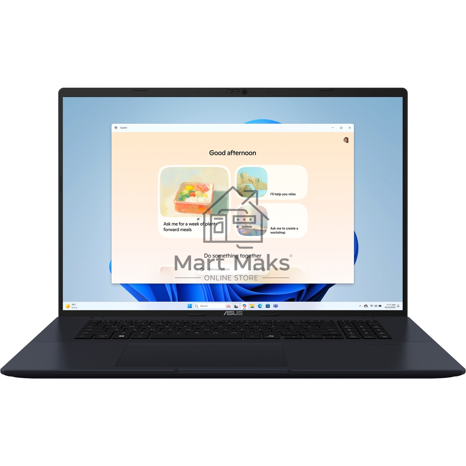 Ноутбук Asus Vivobook 18 M1807HA-S8025 Ryzen 7 260 16Gb SSD1Tb AMD Radeon 18.4