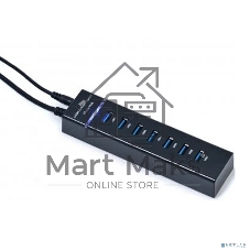 Док-станция USB KS-is KS-569A 7xUSB 3.0 F в USB 3.0 Type A M с блоком питания