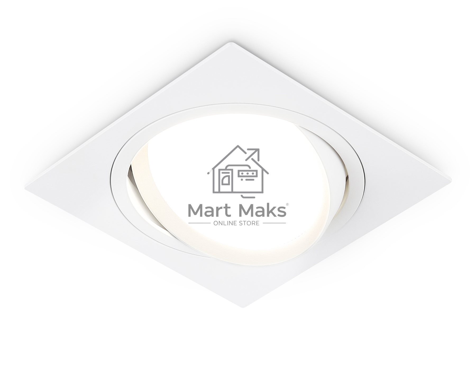 Светильник Ambrella light TN51915 WH белый GX53 max 12W 115*115*23