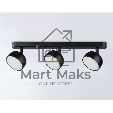 Светильник Ambrella light TN71018/3 BK черный GX53/3 max 12W 400*80*90