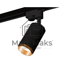 Светильник Ambrella light XT6323044 SBK/PYG черный песок/золото желтое полированное MR16 GU5.3 (A2521, C6323, N6124)