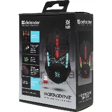 Мышь беспроводная Defender Horrodine GM-237 черный, 3200 dpi, радиоканал, USB, кнопки - 6