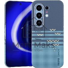 Чехол (клип-кейс) KRUTOFF для Tecno Camon 50 Ultra черный/зеленый (1071710)