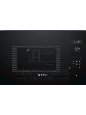 Микроволновая печь встраиваемая Bosch BFL554MB0 черный, 25 л, 900 Вт, переключатели - поворотный механизм/сенсор
