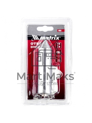 Отвес Matrix цилиндрический, 400 г, шнур 5 м