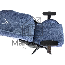 Кресло Knight N1 Fabric синий, ткань, 120 кг, механизм качания