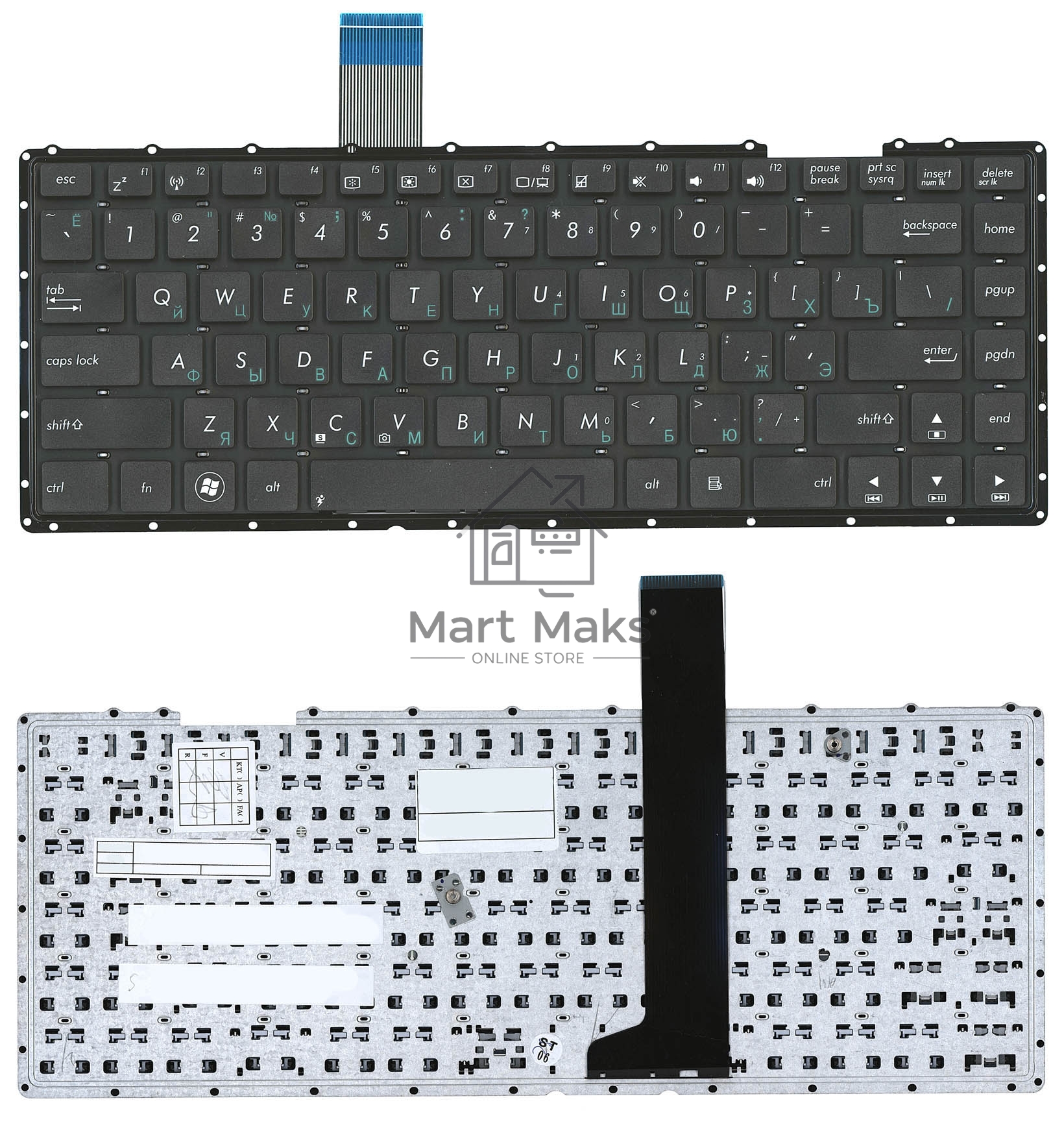 Клавиатура для ноутбука Asus X401 черная