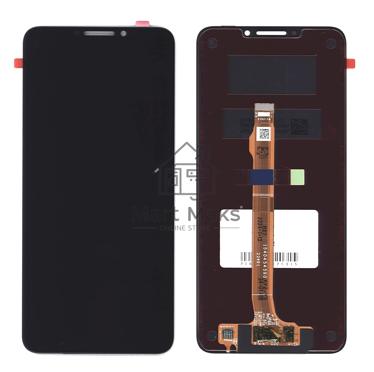 Дисплей для Huawei Nova Y91 в сборе с тачскрином, черный orig lcd