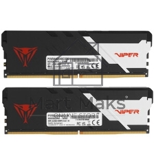 Оперативная память Patriot Viper Venom, DDR5, 64GB (2x32GB), 5200MHz, CL40, DIMM, с радиаторами, черный