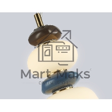 Светильник Ambrella light LH53162 SB/WH бронза/белый 12W 3000K D170*1510