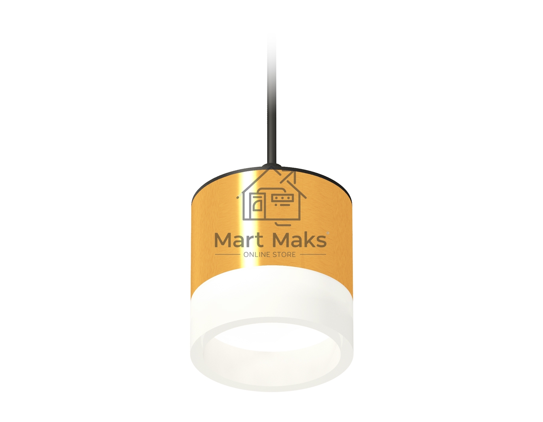 Светильник Ambrella Light XP8121025 PYG/FR/SBK золото желтое полированное/белый матовый/черный песок GX53 (A2333, C8121,N8401)
