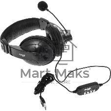 Гарнитура Ritmix RH-540M чёрный, проводная, USB