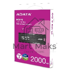 Внешний SSD ADATA SC610, 2TB, USB 3.2 Gen 2 Type-A, R/W 550/500, черный