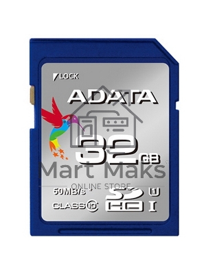 Флеш карта SDHC 32Gb Class10 ADATA ASDH32GUICL10-R Ultra speed