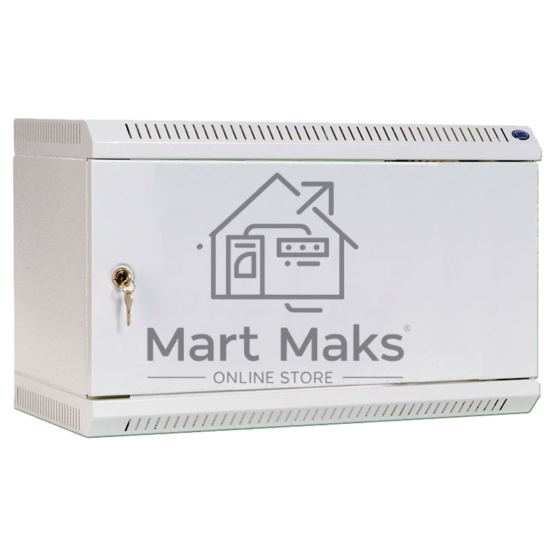 Шкаф телекоммуникационный настенный 6U (600х650) дверь металл, ШРН-6.650.1 (ШPH 6.650.1)