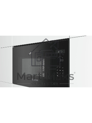 Микроволновая печь встраиваемая Bosch BFL554MB0 черный, 25 л, 900 Вт, переключатели - поворотный механизм/сенсор