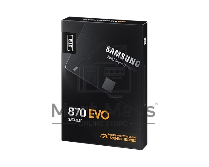 Накопитель SSD Samsung 870 EVO, 2TB, SATA III, 2.5