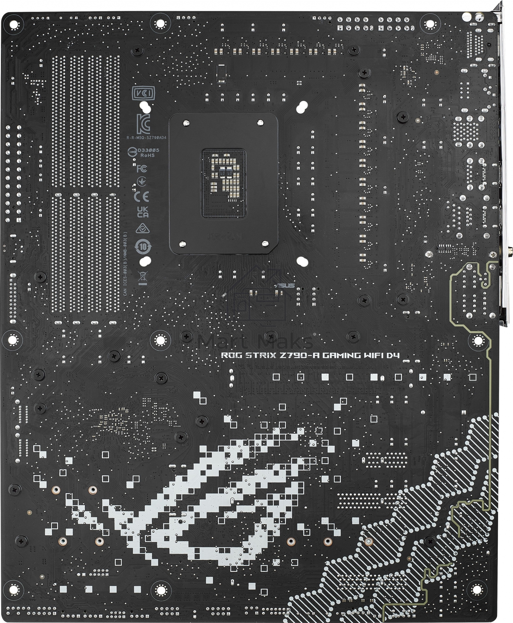 Материнская плата ASUS ROG STRIX Z790-A GAMING WIFI D4, LGA 1700, Intel Z790, 4xDDR4, 4xSATA, 4xM.2, 1xPCI-E 5.0 x16, 2xPCI-E 4.0 x4, 1xHDMI, 1xDP, 1x 2.5Gb LAN, 2xUSB-A 3.2 Gen 2, 4xUSB-A 3.2 Gen 1, 5x3.5 мм, 7.1, Standard-ATX