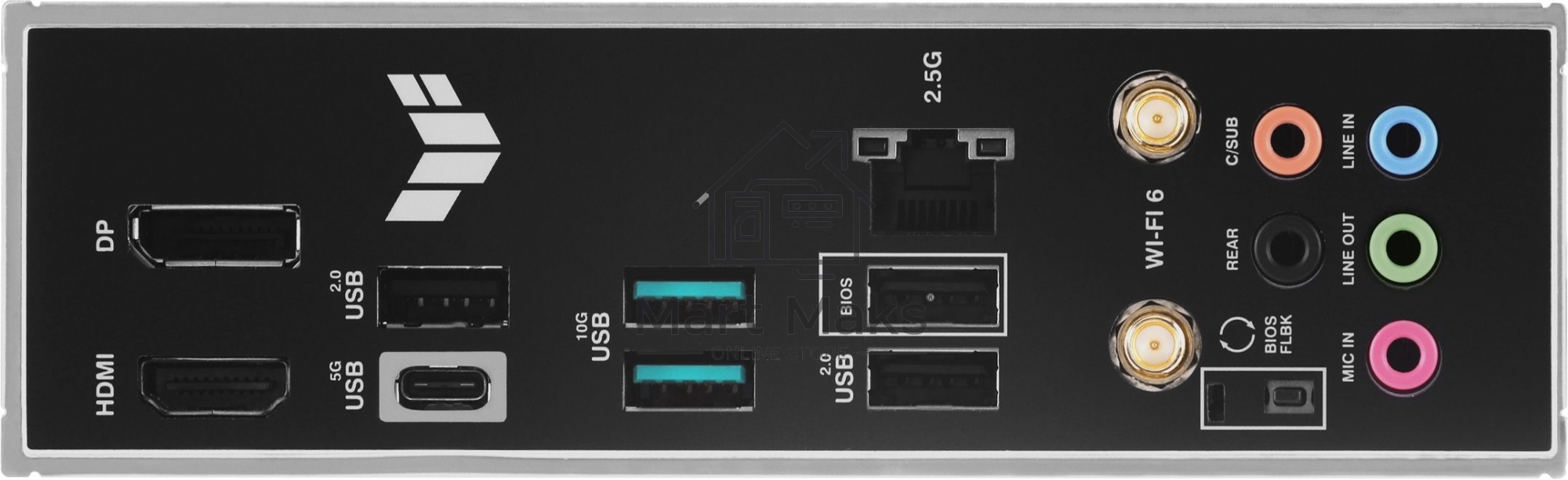 Материнская плата ASUS TUF GAMING A620-PRO WIFI, AM5, AMD A620, 4xDDR5, 4xSATA, 2xM.2, 1xPCI-E 4.0 x16, 1xPCI-E 3.0 x16, 2xPCI-E x1, 1xHDMI, 1xDP, 1x 2.5Gb LAN, 3xUSB-A 2.0, 2xUSB-A 3.2 Gen 2, 1xUSB-C 3.2 Gen 1, 5x3.5 мм, 7.1, ATX