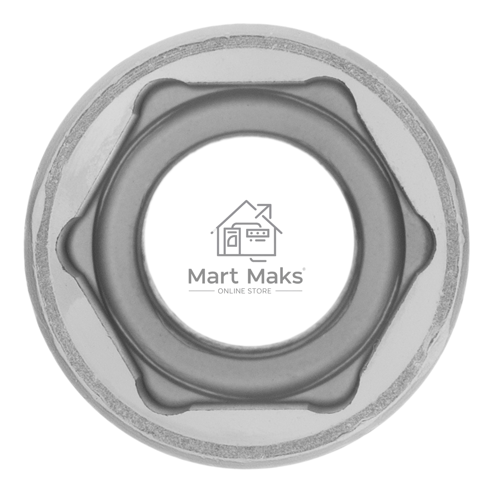 Головка торцевая Matrix, 18 мм, 6-гранная, CrV, под квадрат 1/2