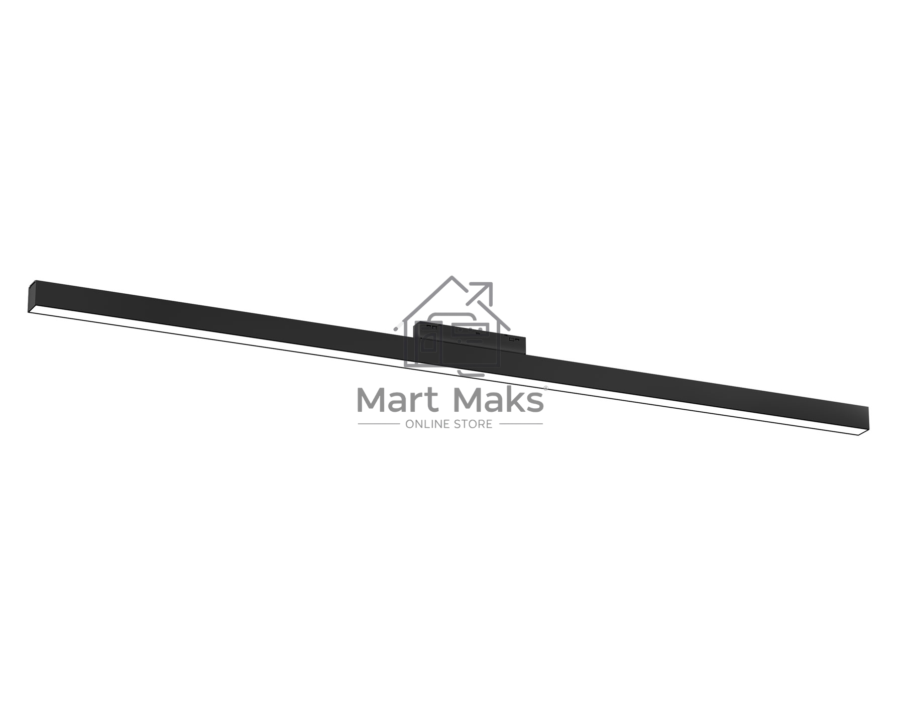 Трековый линейный светильник Ambrella light GL4475 BK черный IP20 30W 3CCT 3000-6000K SMART 48V 120° 904*22*45