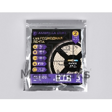 Светодиодная лента Ambrella light GS3502 2835 240Led /22W m/ 24V IP20 4500K/ 5000*10*1.2mm (2 конт.)