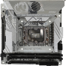 Материнская плата MSI MPG Z890I EDGE TI WIFI, LGA1851, Intel Z890, 2xDDR5, 0xSATA, 3xM.2, 1xPCIe 5.0 x16, HDMI, USB Type-C, 1x5Gb LAN, Thunderbolt, 2x3.5 мм, 7.1, mini-ITX