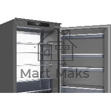 Встраиваемый холодильник Weissgauff WRKI 1970 INV. INOX нержавеющая сталь, 341л, морозилка снизу