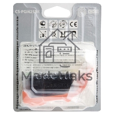 Картридж струйный Cactus CS-PGI425BK черный (16 мл) для Canon Pixma iP4840/MG5140/5240/6140/8140/MX884