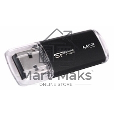 Флешка USB Silicon Power R/W USB 64Gb Ultima II SP064Gb,UF2M01V1K USB 2.0, черный