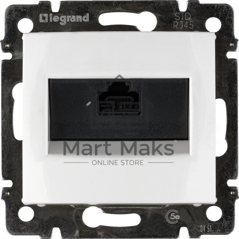 Компьютерная розеткаLegrand Valena 774230, белая RJ45 5 кат UTP