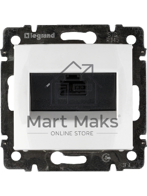 Компьютерная розетка Legrand Valena 774230, белая RJ45 5 кат UTP