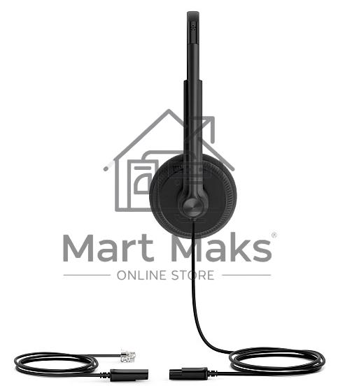 Гарнитура YEALINK YHS34 Lite Dual Дуо, Проводная, HD звук, QD, RJ9, шт