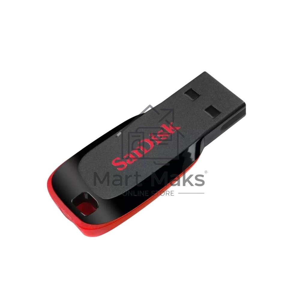 Флешка USB R/W R/W Sandisk 64Gb Cruzer Blade SDCZ50-064G-B35 USB2.0 черный/красный
