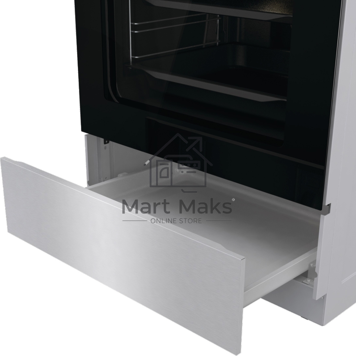 Плита электрическая Gorenje GECS6C70XC серебристый, конфорок 4 электрических, духовка 71 л, 60 см x 85 см x 60 см