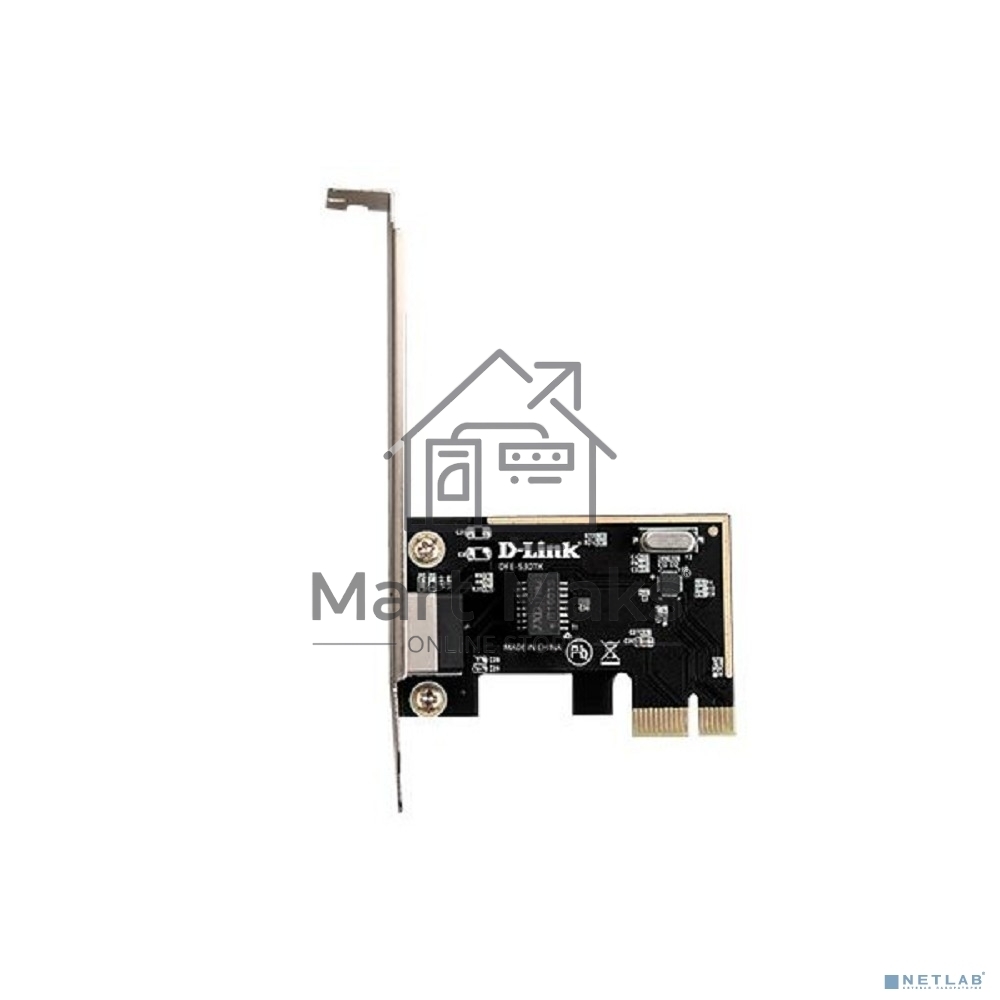 Сетевой адаптер D-Link DFE-530TX/E1A Сетевой PCI Express адаптер с 1 портом 10/100Base-TX (OEM)