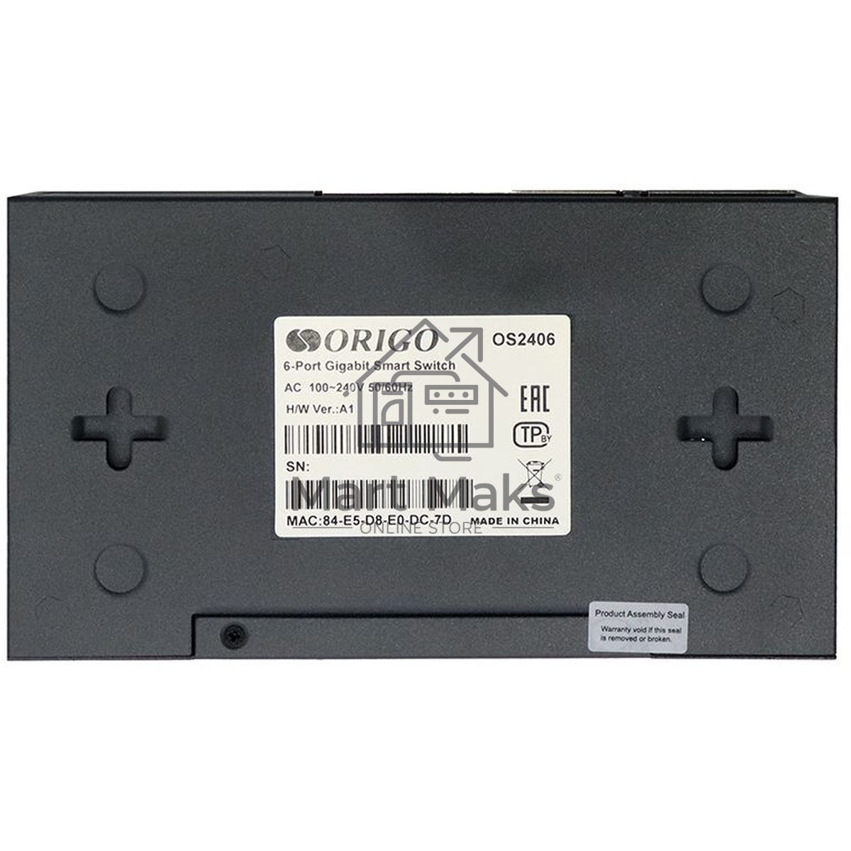 Настраиваемый L2 коммутатор 6x1000Base-T ORIGO OS2406/A1A