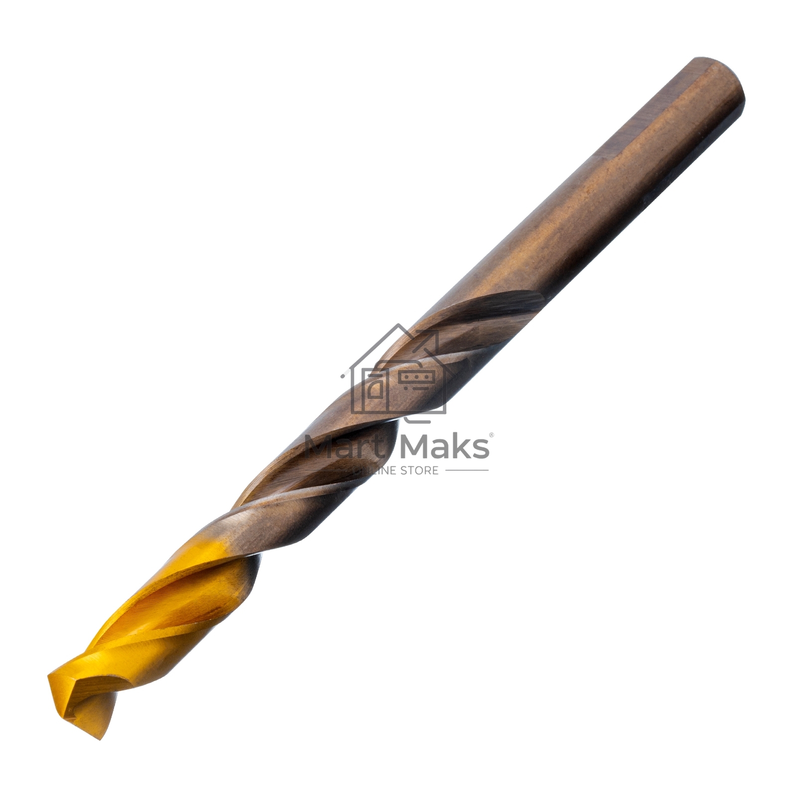 Набор сверл по металлу Denzel 1-10 мм, Р6М5К8-TiN, Golden Tip, 19 шт 723008